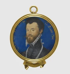 Retrato en miniatura de un hombre desconocido, 1572
